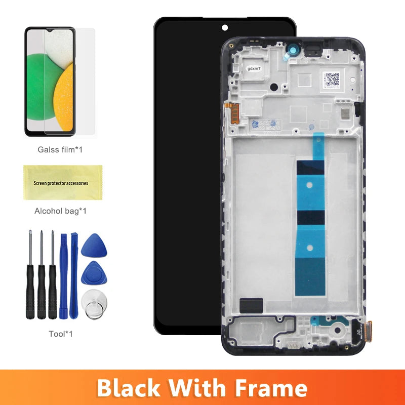 6.67'' Screen For Xiaomi Redmi Note 12 4G Note12 23021RAAEG LCD Display Touch Screen Replacement Digitizer Assembly with Frame