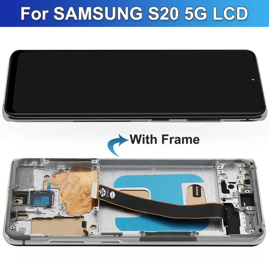 Pantalla TFT 5G de Calidad con Marco para Samsung Galaxy S20 (Digitalizador Táctil)