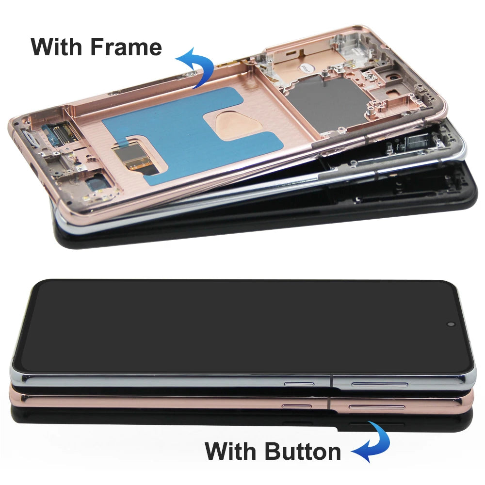 Pantalla AMOLED LCD con Marco para Samsung Galaxy S21 Plus 5G (Digitalizador Táctil)