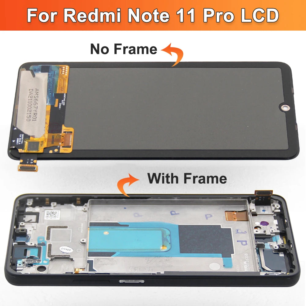 Pantalla LCD con Digitalizador Táctil para Xiaomi Redmi Note 11 Pro+ 5G China (21091116UG/UC)