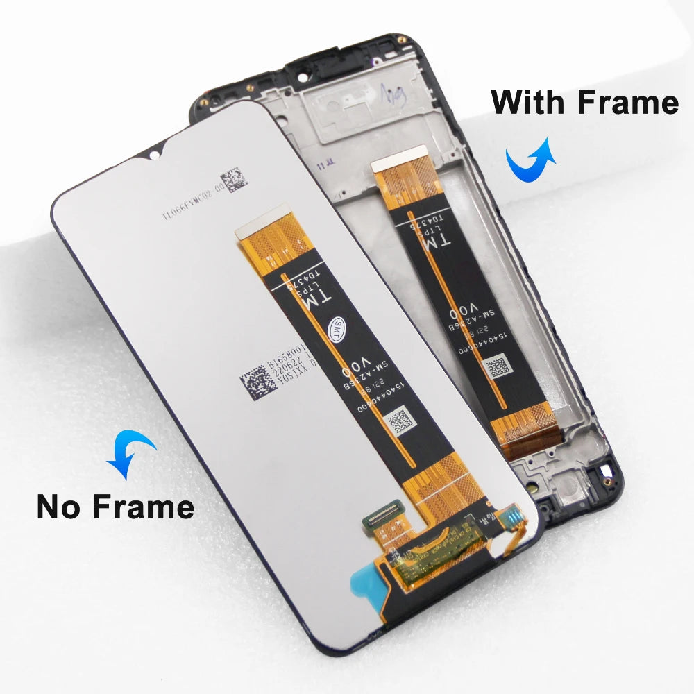 Calidad AAA para Samsung A23 5G A236 A236B A236U pantalla táctil LCD con marco digitalizador montaje para pantalla Samsung A236U1