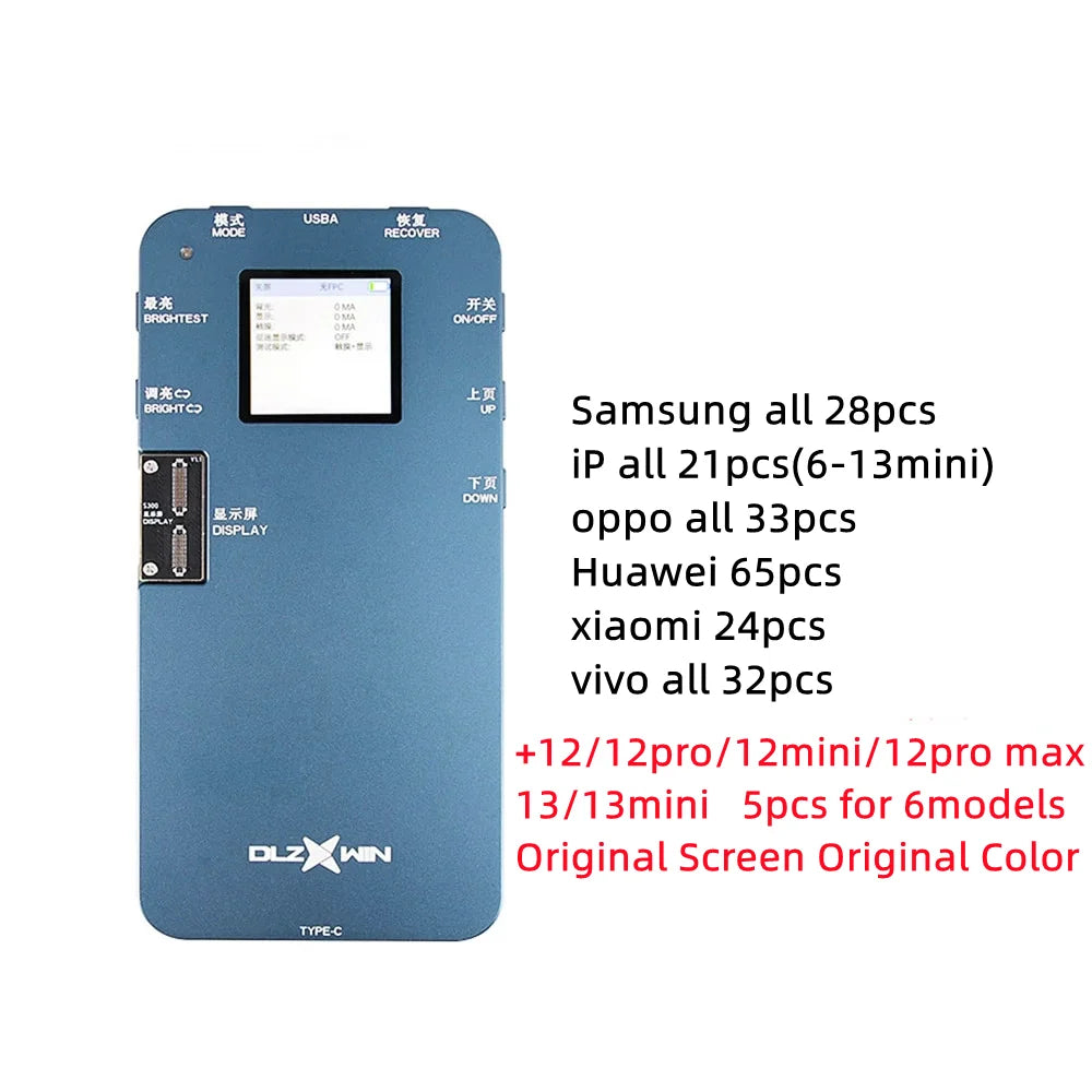 New DL S300 6in1 LCD Screen Tester Machine For iPhone Samsung Huawei Oppo Vivo Xiaomi Test (All In One Version) True Tone Repair