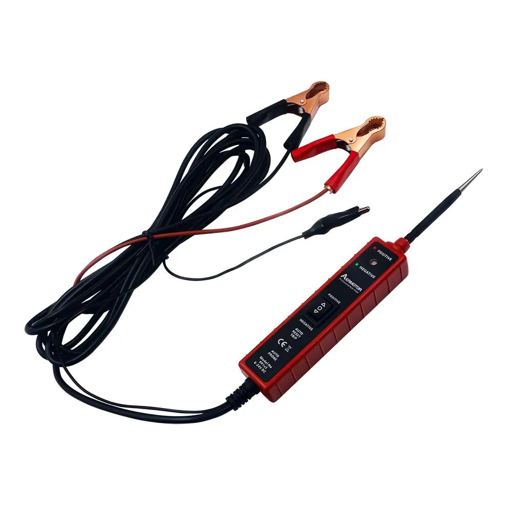 Tester Circuito Voltaje DC Auto/Camión (6V-24V) - Sonda Eléctrica con Display Digital LED (Último Modelo)