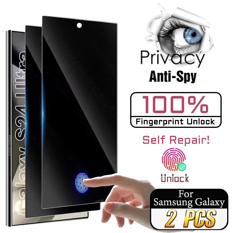 Film de Auto-Reparación de Privacidad (No Cristal) para Samsung Galaxy (Varias Series)