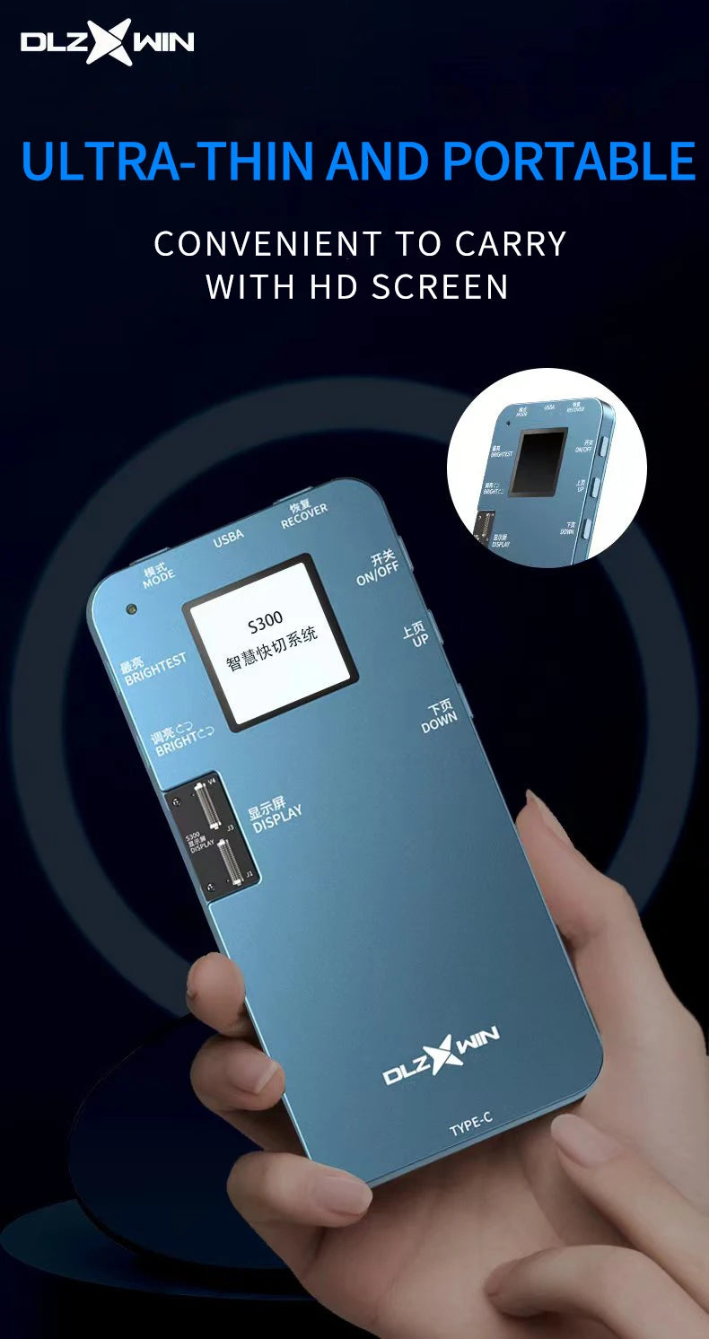 New DL S300 6in1 LCD Screen Tester Machine For iPhone Samsung Huawei Oppo Vivo Xiaomi Test (All In One Version) True Tone Repair