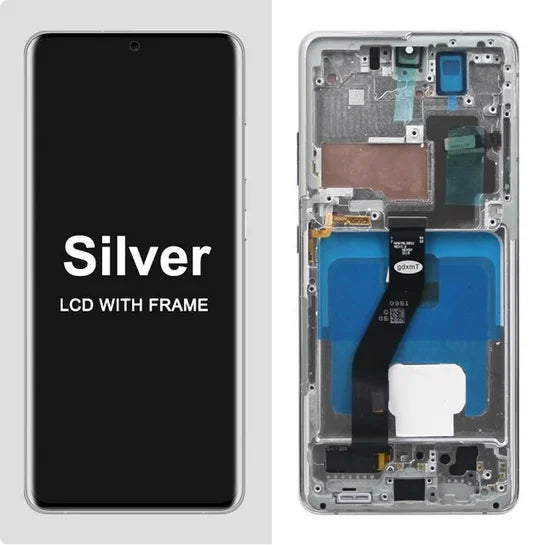 Pantalla S21 Ultra AMOLED para Samsung Galaxy S21 Ultra 5G G998B G998B/DS pantalla táctil Lcd con huellas dactilares con marco