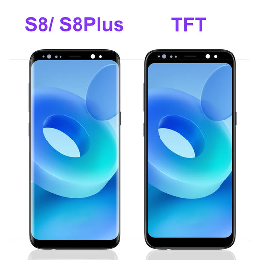 Pantalla TFT para Samsung Galaxy S8+ (G955F) / S8 (G950F) con Marco y Digitalizador Táctil (Ensamblaje)