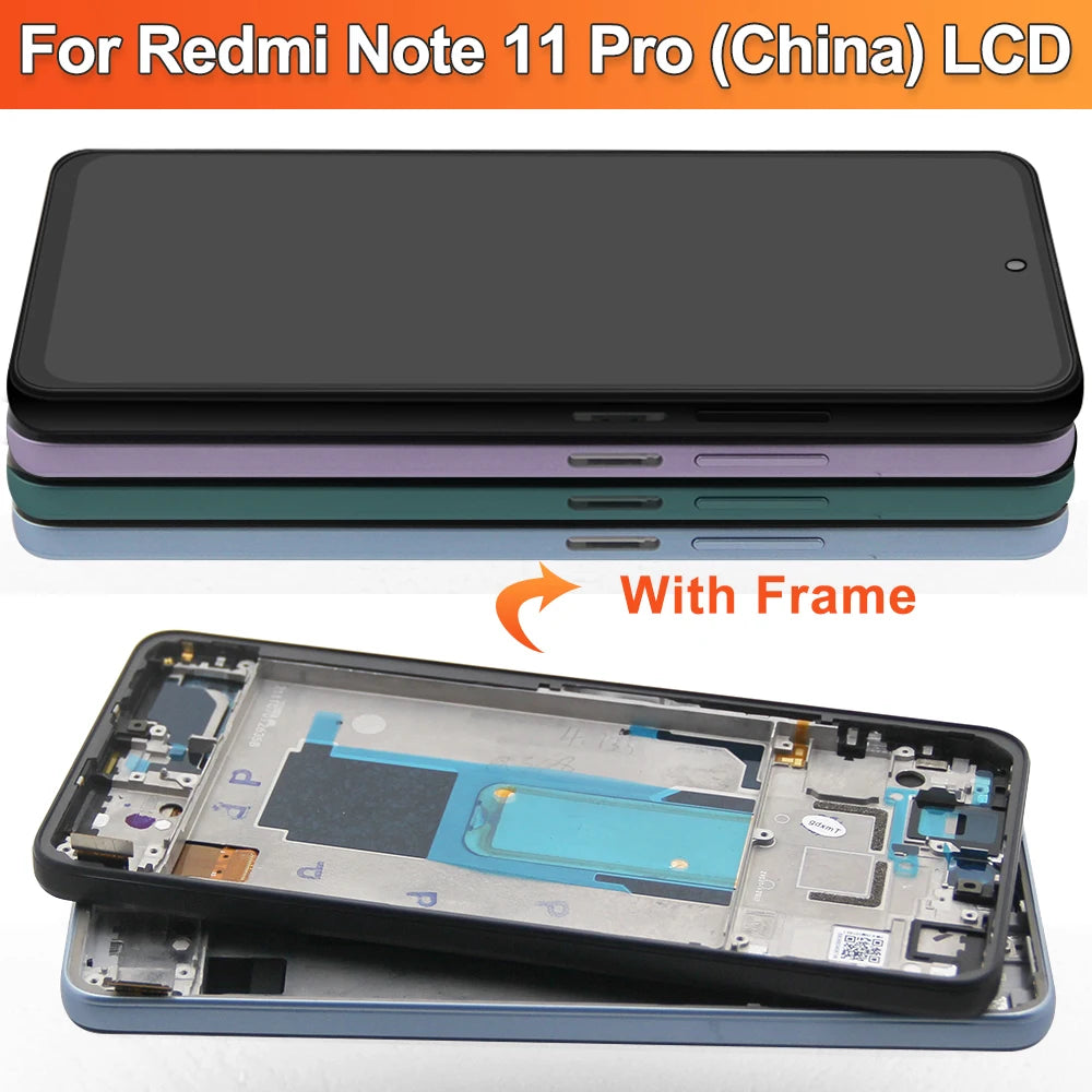 Pantalla LCD con Digitalizador Táctil para Xiaomi Redmi Note 11 Pro+ 5G China (21091116UG/UC)