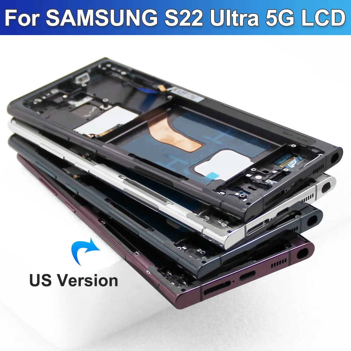 Pantalla AMOLED con Digitalizador Táctil para Samsung Galaxy S22 Ultra (S908/S908B/S908U/S908W/S908E) (Repuesto)