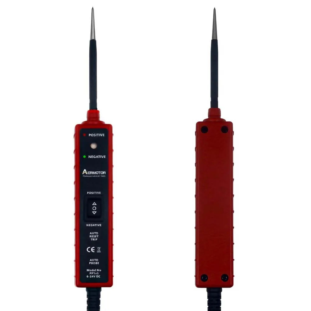 Tester Circuito Voltaje DC Auto/Camión (6V-24V) - Sonda Eléctrica con Display Digital LED (Último Modelo)