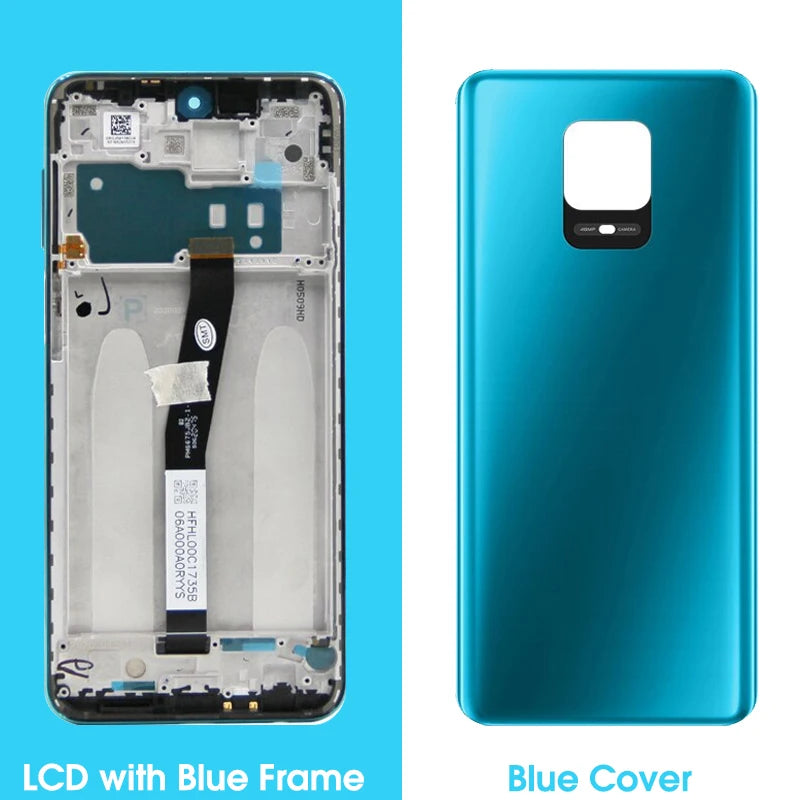 Screen for Xiaomi Redmi Note 9S Lcd Display Digital Touch Screen for Redmi Note 9pro M2003J6B2G M2003J6A1G Display Replacement