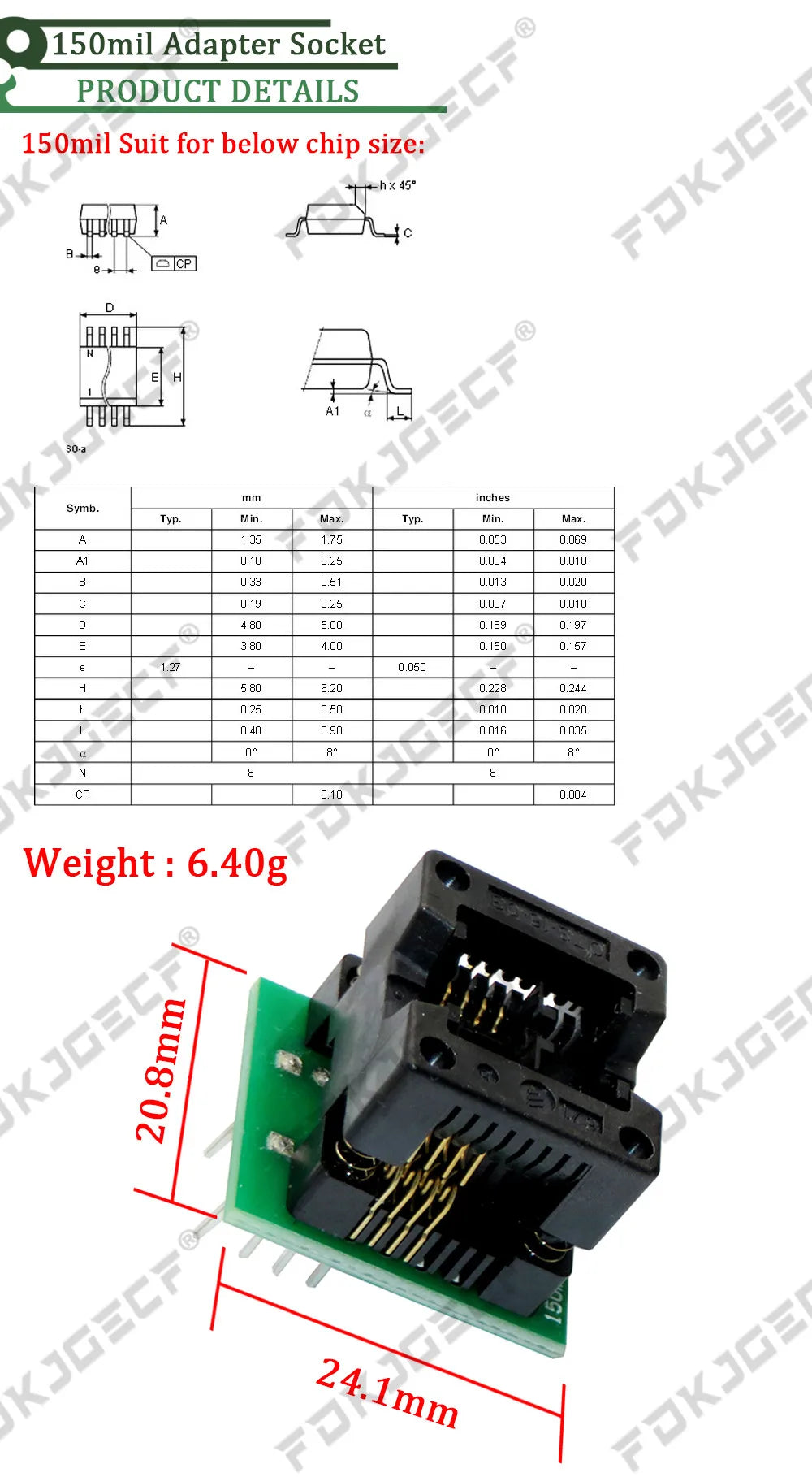 Kit Programador USB CH341A EEPROM/Flash/BIOS con Clip SOIC8, Adaptador 1.8V y ZIF Socket (Variante 1)