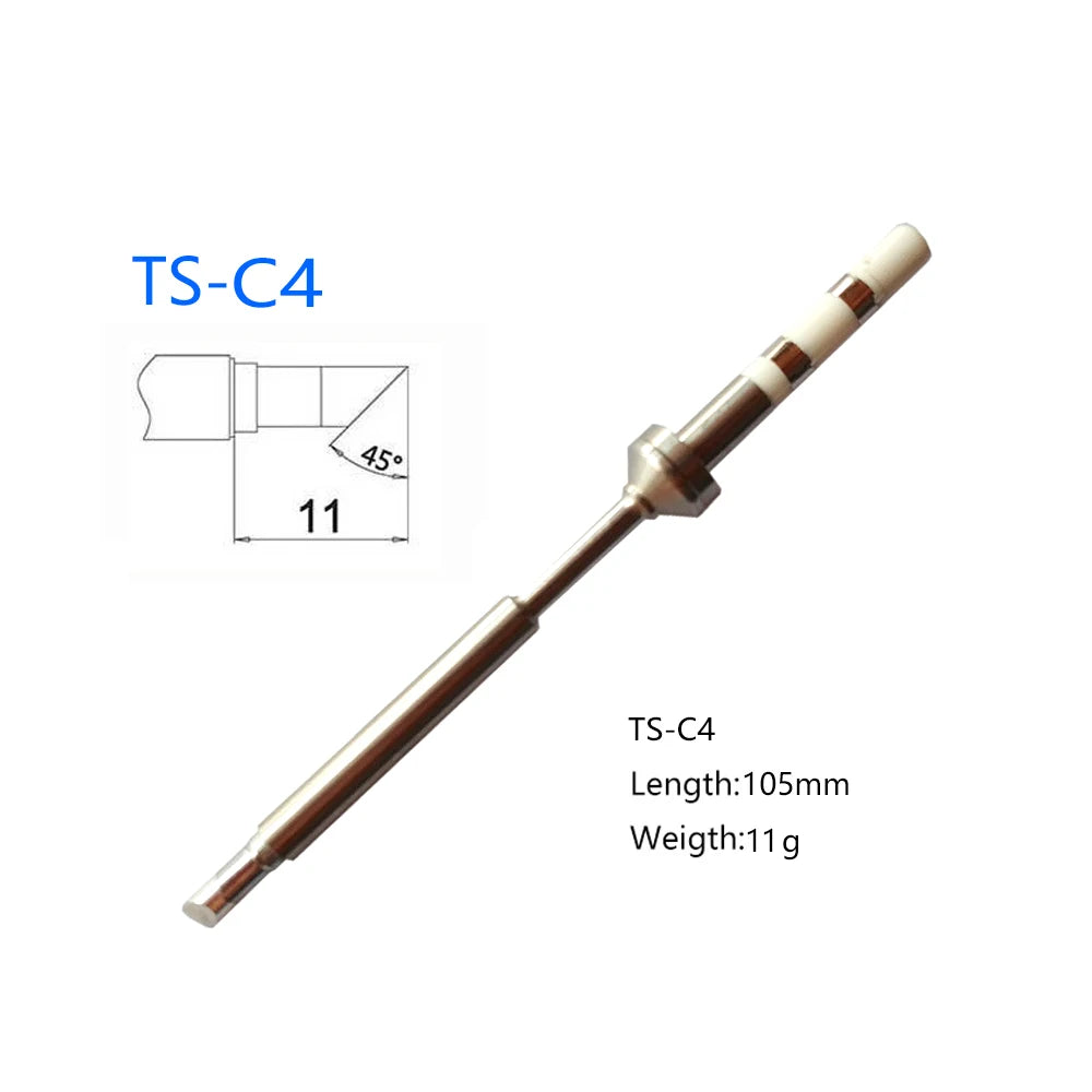 MINI Welding Nozzle Knife Horseshoe TS-BC2 C1 KU ILS B2 I C4 D24 K J02 JL02 BC3 For TS101 Pin64 Pinecil V2 Soldering Iron Tips
