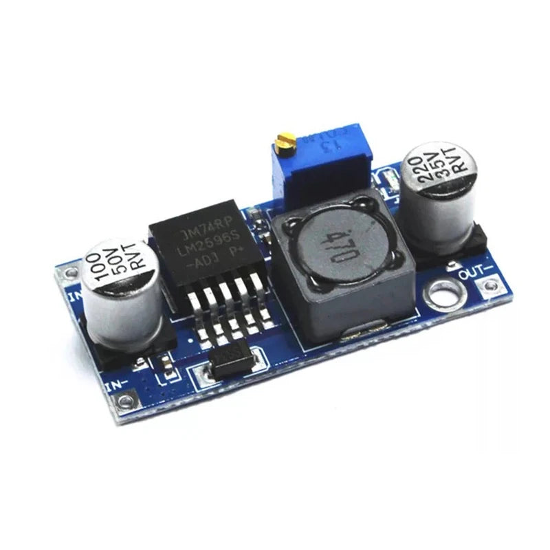 Módulo Regulador Voltaje Step-Down Ajustable LM2596S-ADJ DC-DC 3-40V a 1.25-35V 3A