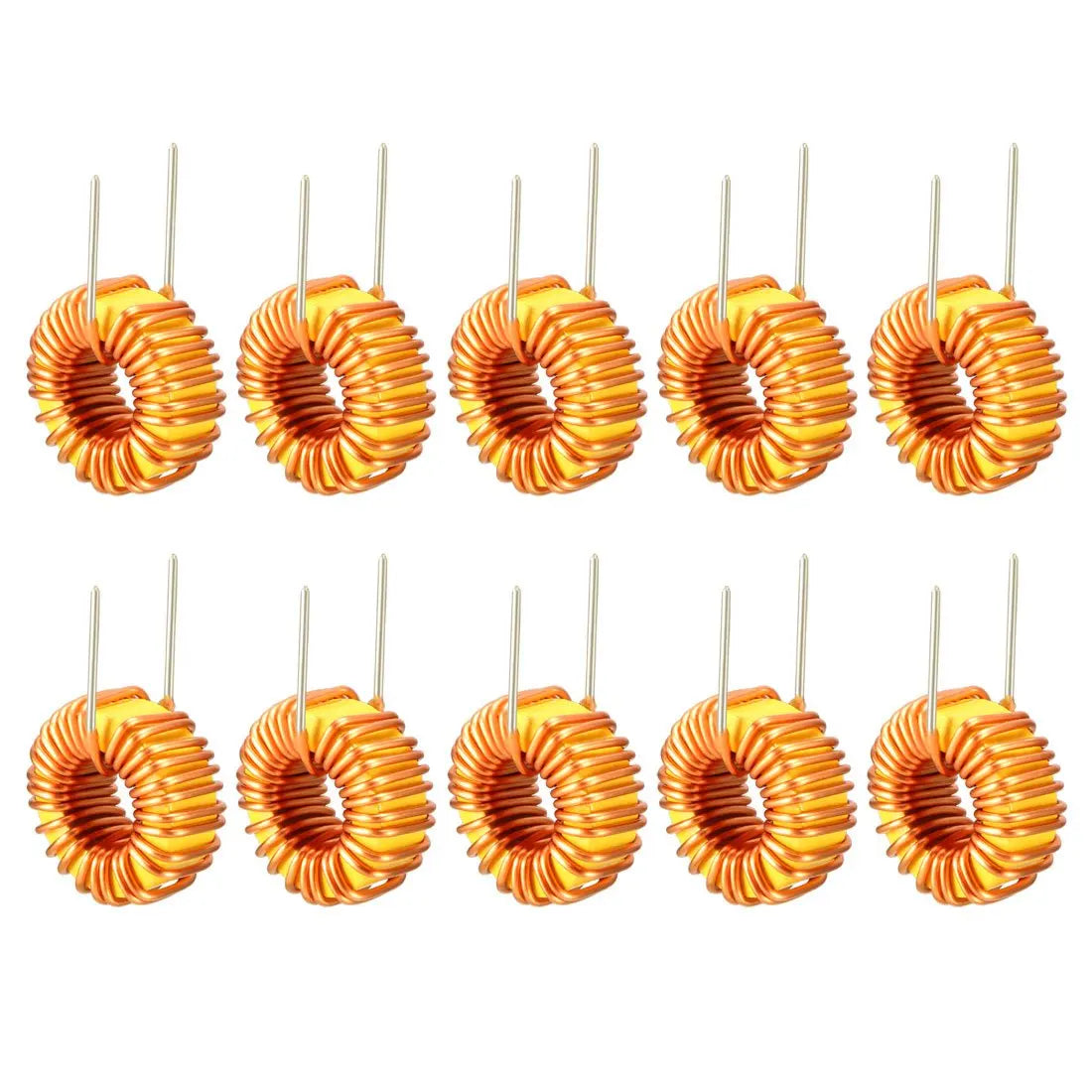 Inductor Núcleo Toroide Bobinado - Varios Valores (10uH a 470uH) - Lote 10 Piezas