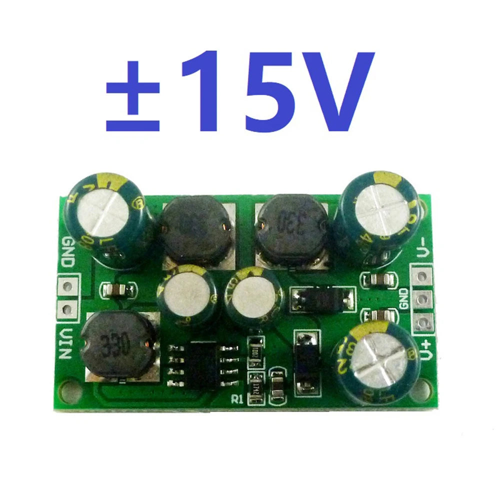 Módulo Convertidor Voltaje DC-DC Buck-Boost Salida Dual Positiva/Negativa (+/- 5V a 24V) 8W 3-24V Input