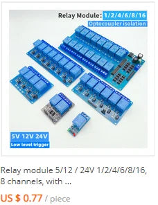 Relé Electromagnético Intermedio LY2NJ/HH62P DPDT 8-Pin 10A 250VAC con Base Zócalo - Bobina (12VDC/24VDC/110VAC/220VAC)