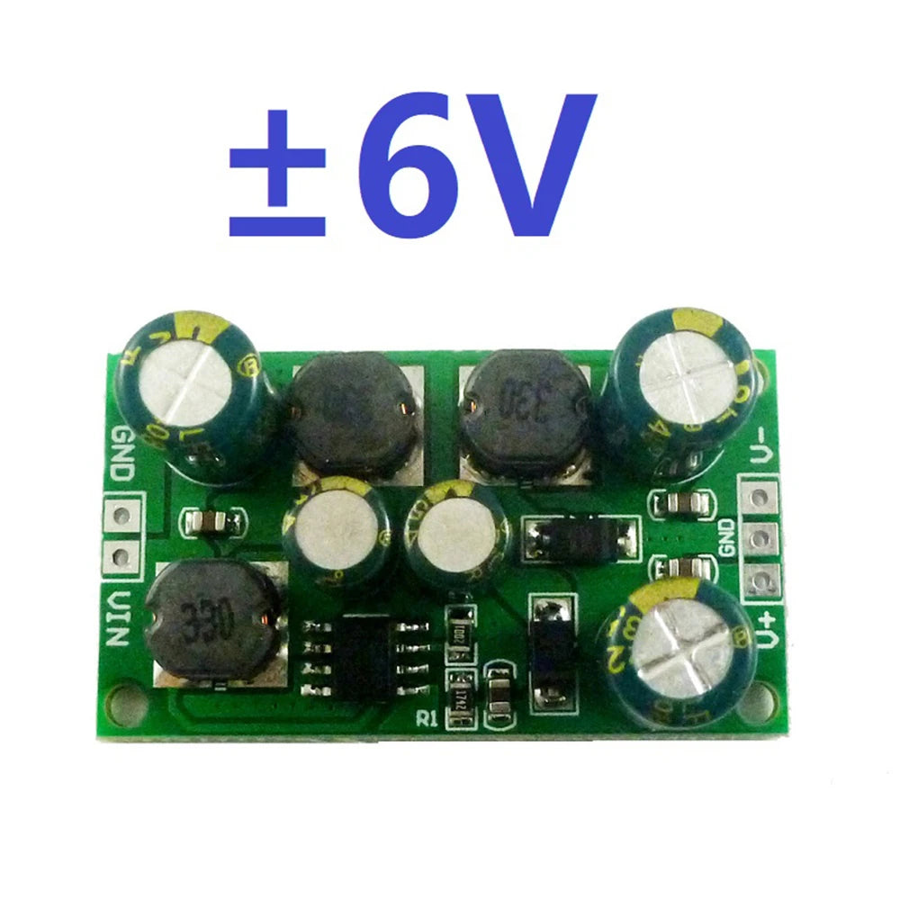 Módulo Convertidor Voltaje DC-DC Buck-Boost Salida Dual Positiva/Negativa (+/- 5V a 24V) 8W 3-24V Input