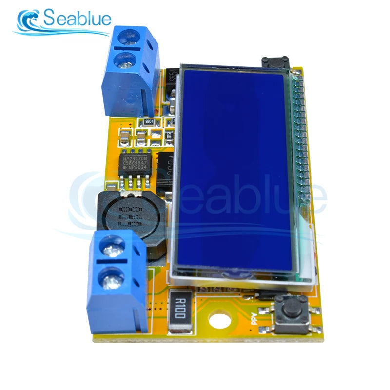 Módulo Fuente Alimentación Step-Down DC 5-23V a 0-16.5V 3A Buck Regulador Ajustable CC/CV con Display LCD