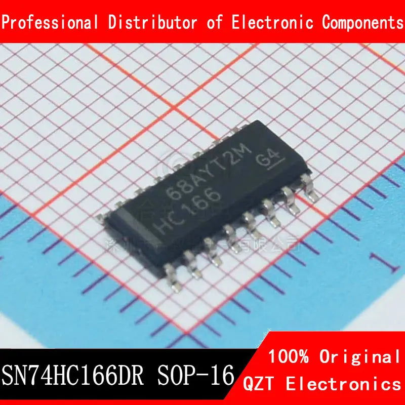 IC Registro Desplazamiento 8-Bit SN74HC166DR SMD SOP-16 - Lote 10 Piezas