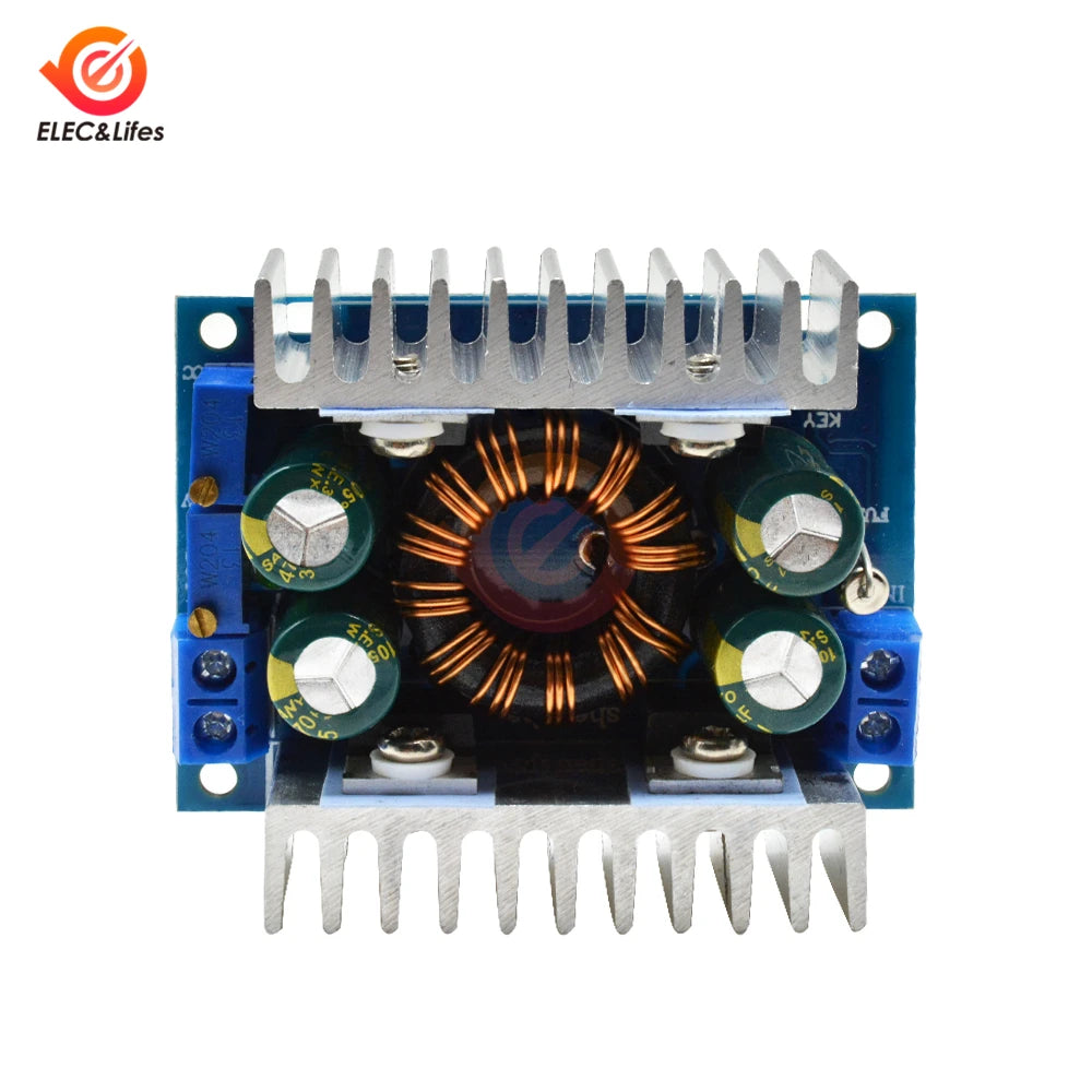 Módulo Fuente Alimentación Automática Step-Up/Down 8A/10A Pico CC/CV Ajustable Boost/Buck para Auto