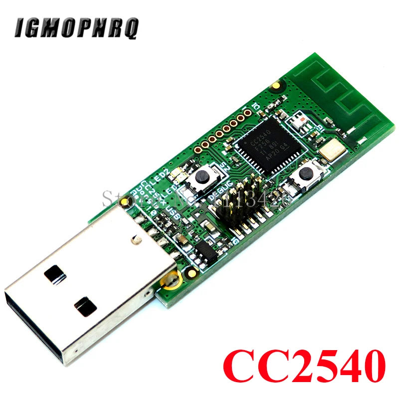 Módulo Sniffer Zigbee CC2531 / CC2540 (Placa Descubierta) Analizador Protocolo Paquetes con Dongle USB