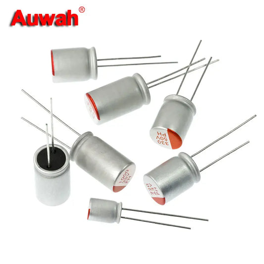 Capacitor Sólido Polímero (4.7uF-2200uF, 6.3V-100V) - Unidad (Especificar Valor)