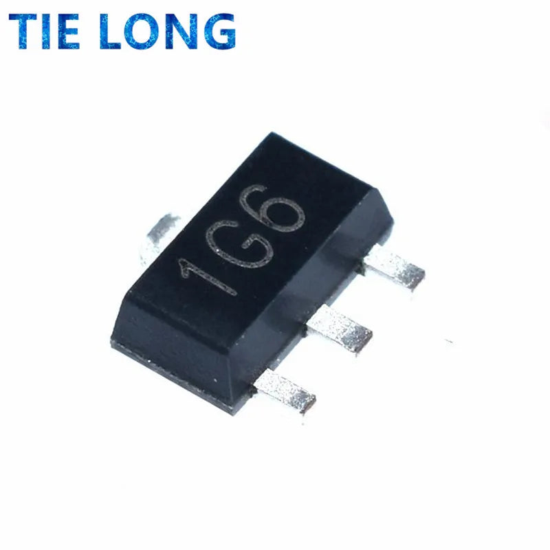 Lote 5 Pcs Transistor NPN CXT5551 (1G6) SMD SOT-89 160V 0.6A