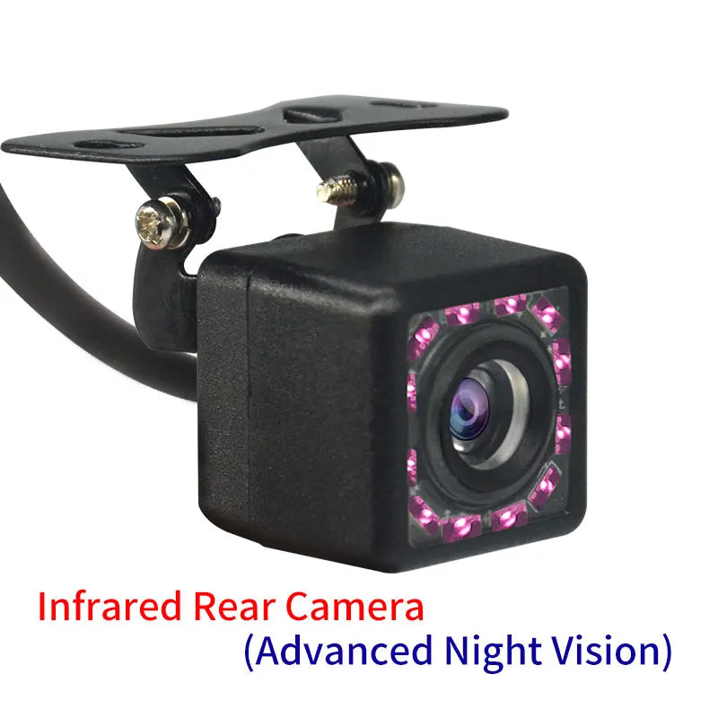 Cámara Trasera Auto Hippcron Visión Nocturna (8 LED) Monitor Parking CCD Impermeable HD