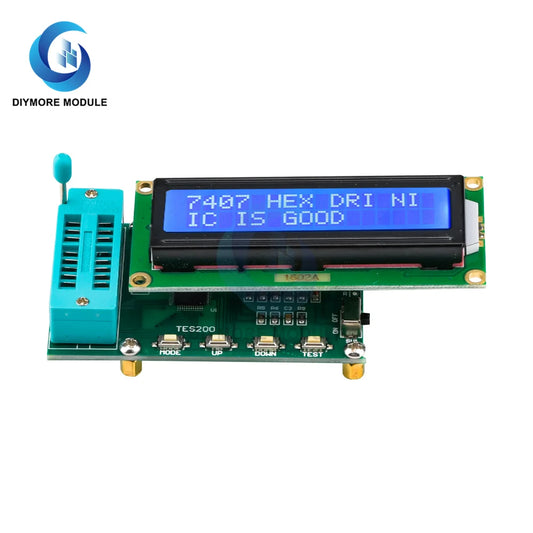 Tester Digital Circuitos Integrados TES200 Verificador Compuertas Lógicas IC Serie 74/40