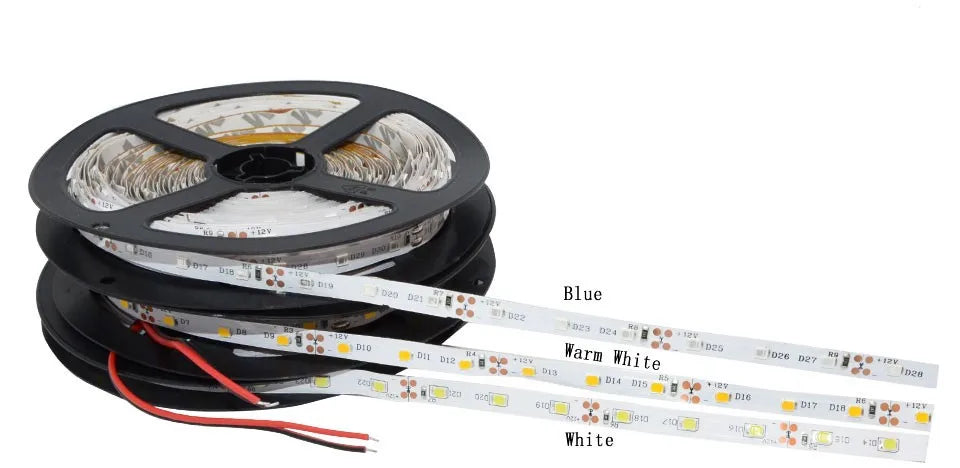 Tira LED 2835 SMD 12V (60 LEDs/m) Alta Luminosidad - Rollo 5 Metros