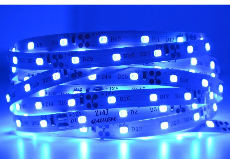 Tira LED 2835 SMD 12V (60 LEDs/m) Alta Luminosidad - Rollo 5 Metros