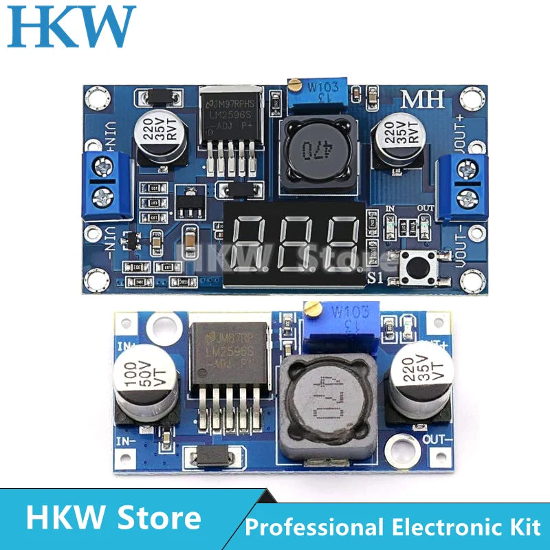 Módulo Fuente Alimentación Step-Down LM2596S DC-DC 3A Ajustable 24V/12V/5V/3V