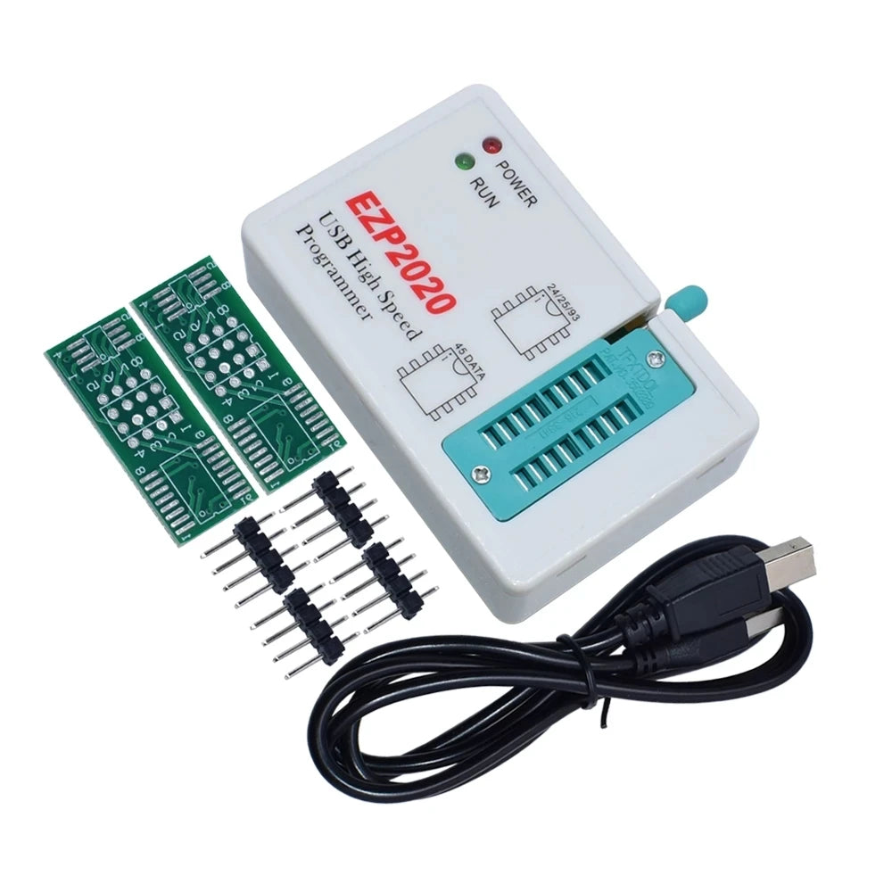 Programador USB SPI Alta Velocidad EZP2020 (Mejor que EZP2013/2010/2011) Soporta EEPROM 24/25/26/93, Flash 25 BIOS Chip