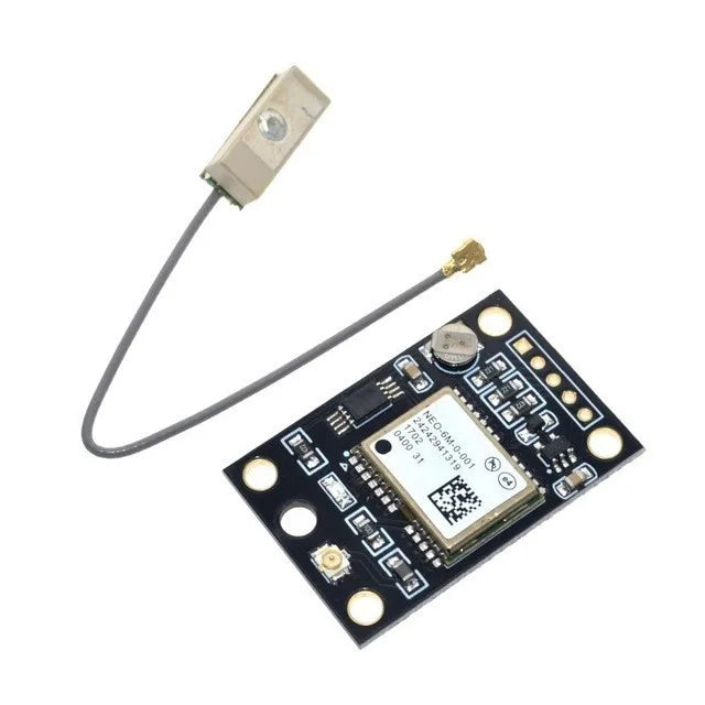 Módulo GPS GY-NEO6MV2 (NEO-6M) con EEPROM y Antena Grande para Control Vuelo MWC/APM2.5 Arduino