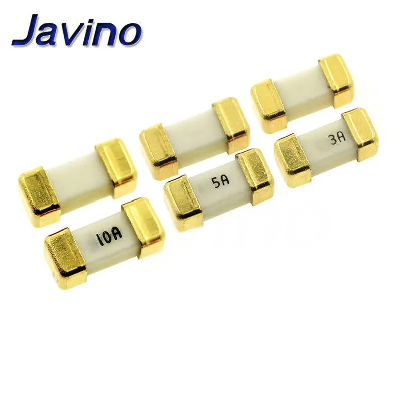 5PCS Gold 1808 125V 250V AC 0451 SMD Fast blow Fuse 0.5A 1A 2A 3A 4A 5A 6.3A 8A 10A 12A 15A 500MA 750MA 0451 ultra-rapid fuses