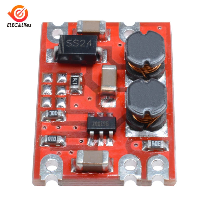 Lote 5 Pcs Módulo Automático Buck/Boost DC-DC 2.5V-15V a 3.3V/4.2V/5V/9V/12V Regulador Voltaje Step-Up/Down