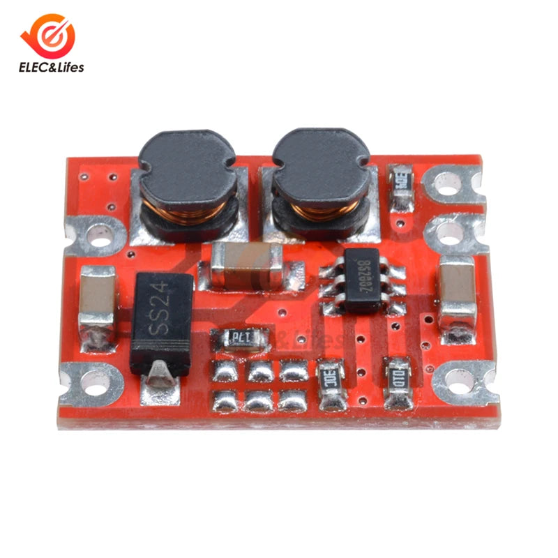 Lote 5 Pcs Módulo Automático Buck/Boost DC-DC 2.5V-15V a 3.3V/4.2V/5V/9V/12V Regulador Voltaje Step-Up/Down