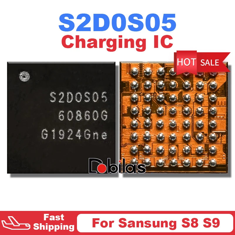 Circuito Integrado (IC) Carga S2D0S05 USB (BGA) para Samsung Galaxy S8(G950F)/S9(G960F)/S9+(G965F) (1 Unidad)