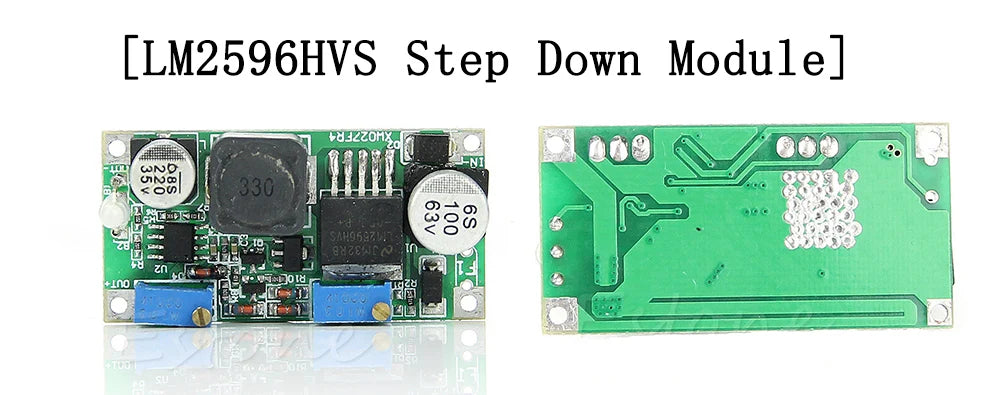 Módulo Convertidor Buck LM2596S DC-DC 3.2V-40V a 1.25V-35V 2A Ajustable Step-Down