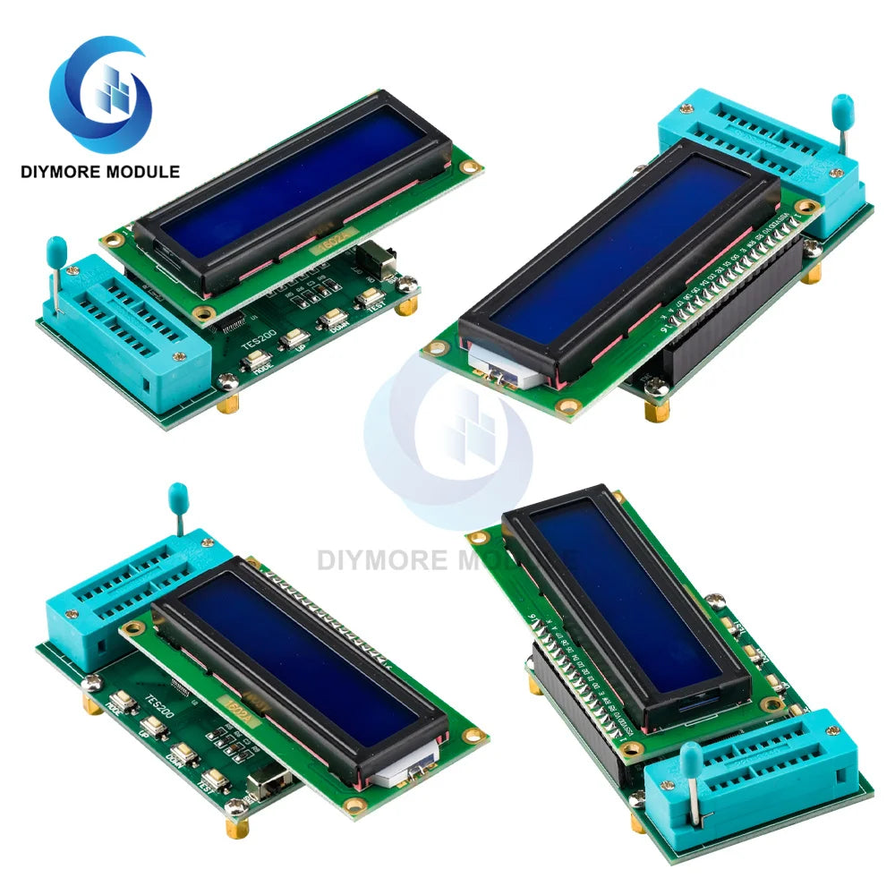 Tester Digital Circuitos Integrados TES200 Verificador Compuertas Lógicas IC Serie 74/40