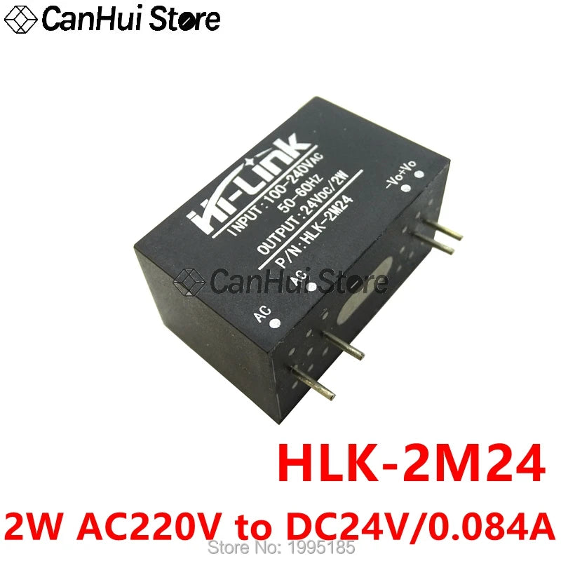 Módulo Fuente Alimentación Aislada AC-DC 2W HLK-2Mxx (220V a 3.3V/5V/9V/12V/24V)