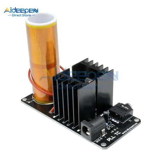 Kit DIY Mini Bobina Tesla Musical 15W (15-24V DC) - Parlante Plasma y Transmisión Inalámbrica