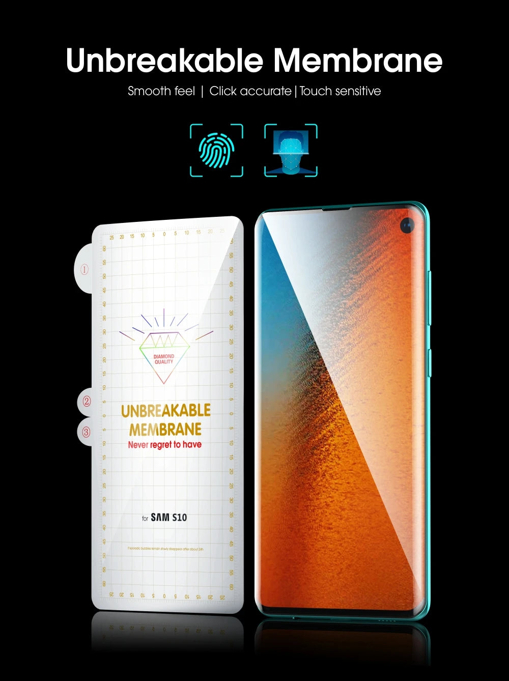 Film Protector Pantalla Hidrogel HD Cobertura Completa 3D para Samsung Galaxy S10/S10e/S21/S22/S23/S24 Plus/Ultra (Vothoon) (Nota: Mantuve marca por si es relevante)