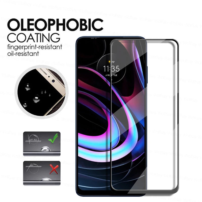 For Motorola Moto Edge 2021 Glass Screen Protector Motorola Moto Edge 20 2021 Lite Fusion Tempered Glass Motorola Moto Edge 2021