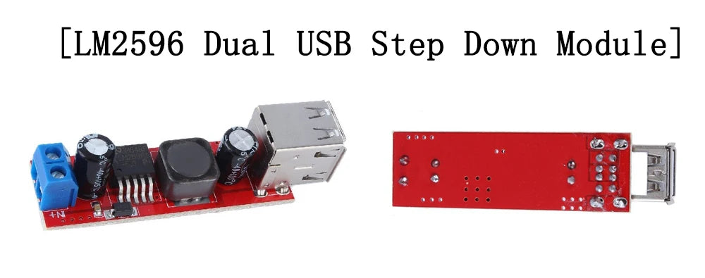 Módulo Convertidor Buck LM2596S DC-DC 3.2V-40V a 1.25V-35V 2A Ajustable Step-Down