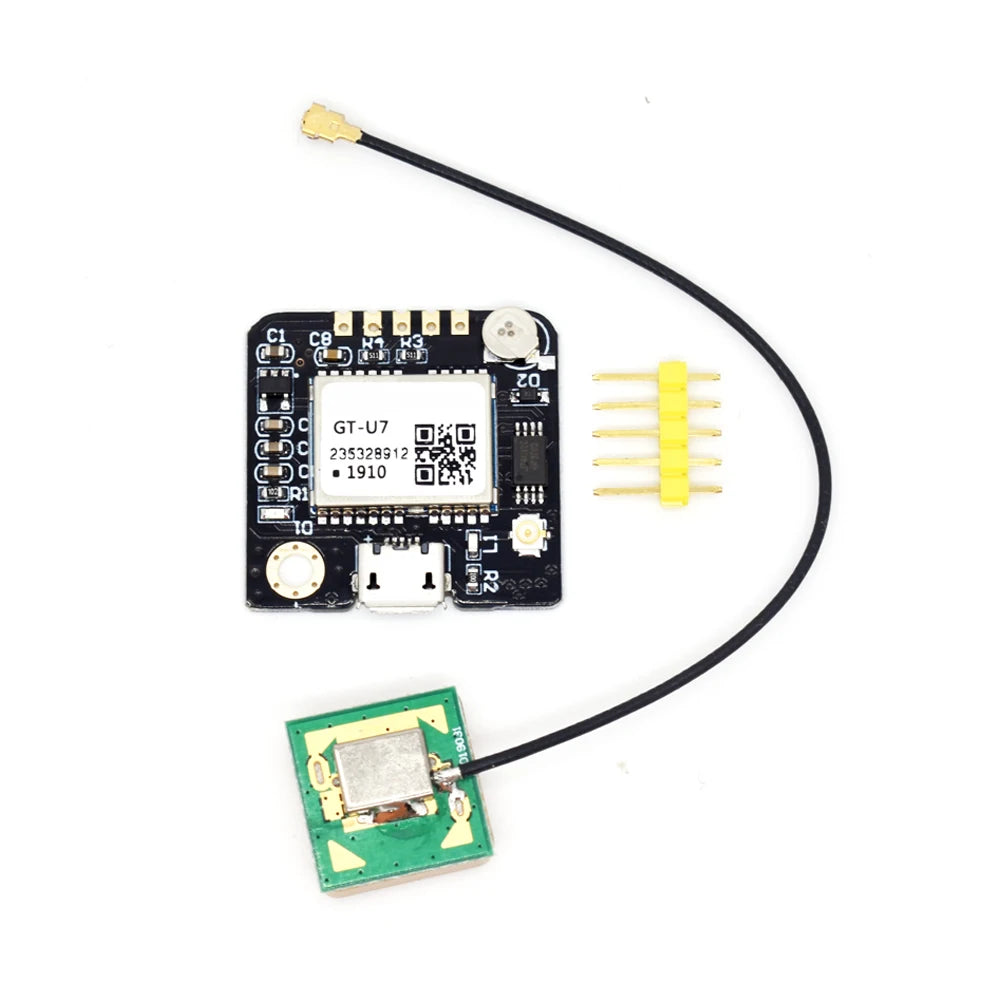 Módulo GPS GT-U7 para Navegación Satelital (Compatible NEO-6M) para Microcontrolador 51/STM32 Arduino