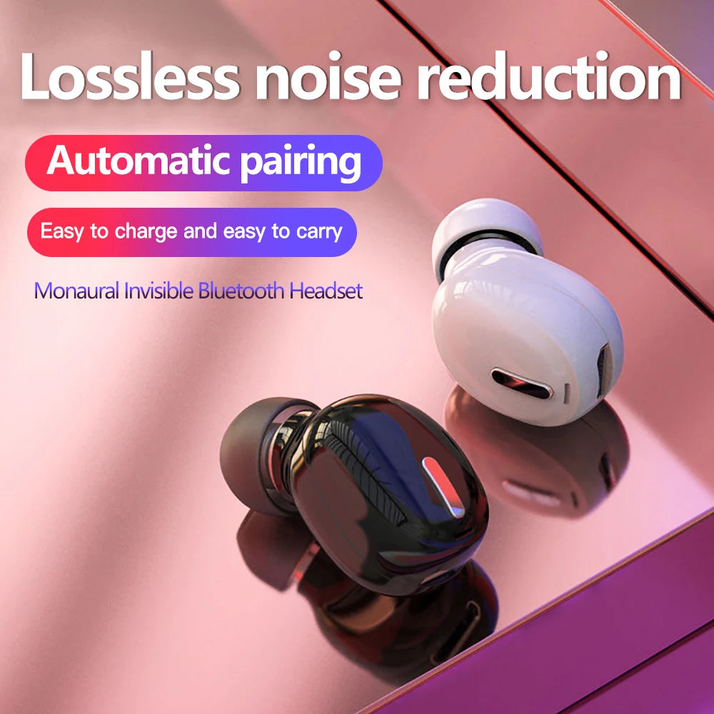 Auricular Inalámbrico X9 Bluetooth 5.0 con Micrófono (Single In-Ear Deportivo, Sonido Estéreo) para Xiaomi/Huawei