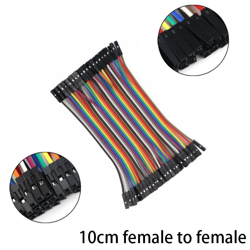 Cable Jumper Dupont (40 Unidades) Macho-Macho / Hembra-Hembra / Macho-Hembra para Arduino DIY Kit