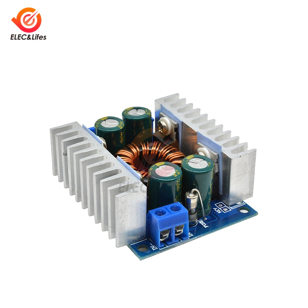 Módulo Fuente Alimentación Automática Step-Up/Down 8A/10A Pico CC/CV Ajustable Boost/Buck para Auto
